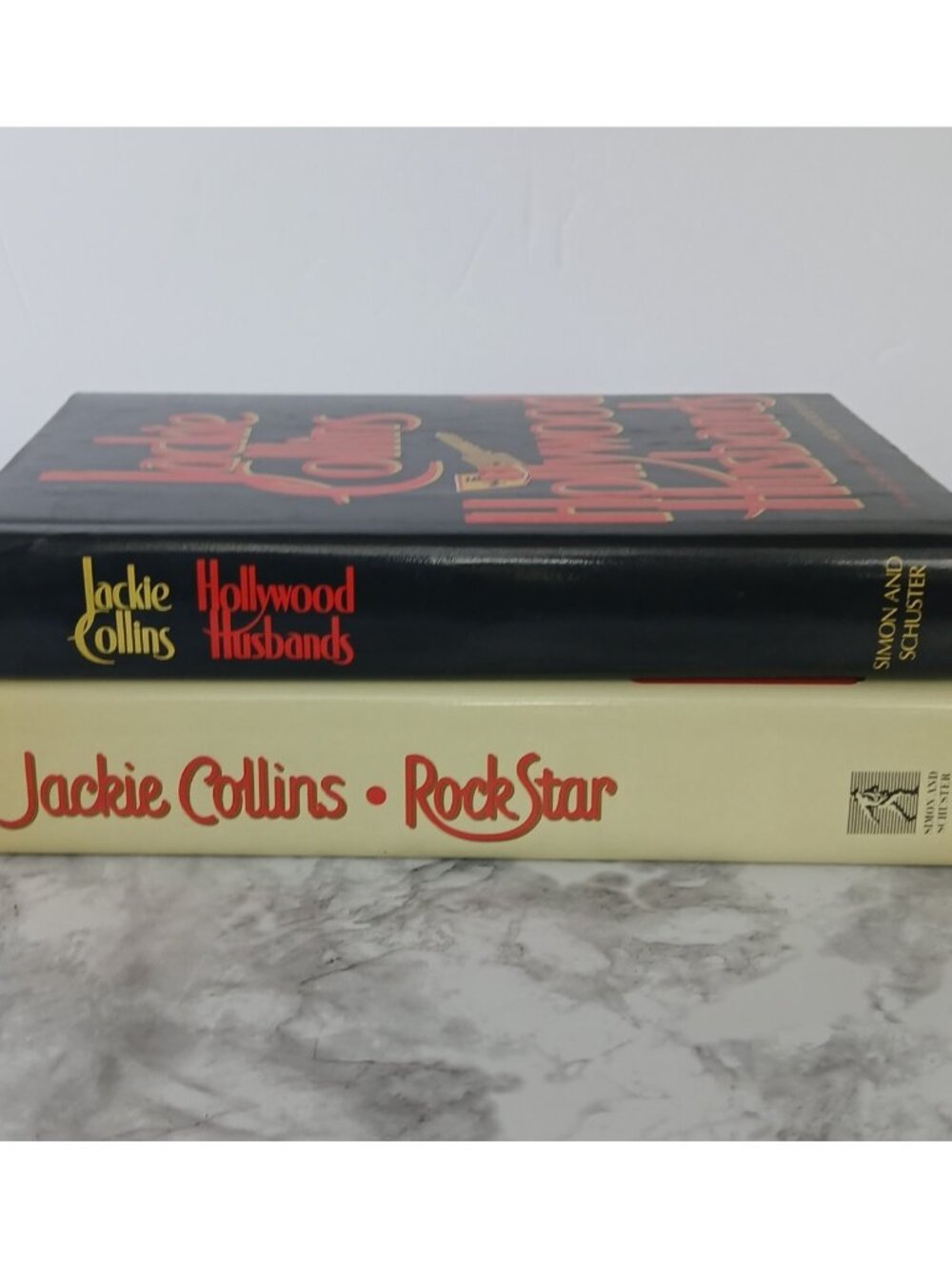 Jackie Collins Hardcover Bundle Hollywood Husbands + Rock Star | 2 Book Set - Picture 3 of 7